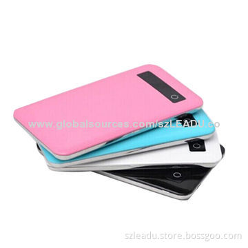 Power bank, super thin, touchscreen switch power on/off